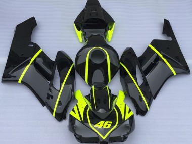 All Black and High Viz Honda CBR1000RR Fairings 2004-2005 Outlets