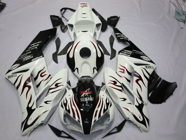 Black and Red Flame Honda CBR1000RR Fairings 2004-2005 Outlets
