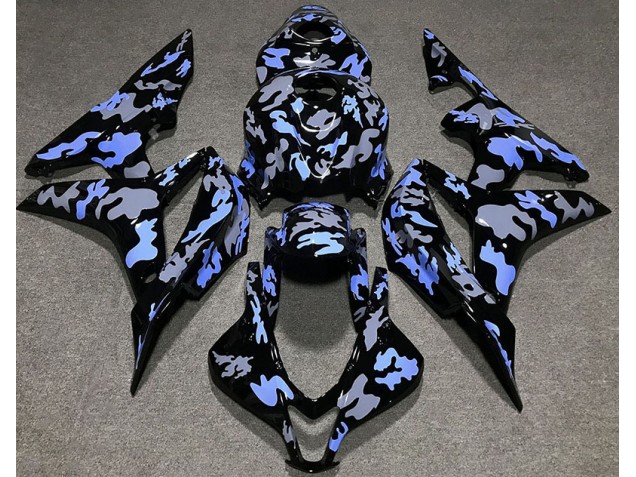 Blue and Gray Camouflage Honda CBR600RR Fairings 2007-2008 Outlets
