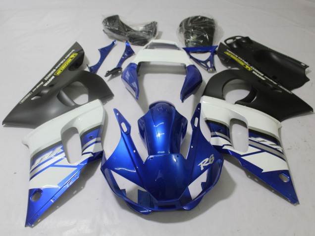 Blue and Matte Yamaha R6 Fairings 1998-2002 Outlets