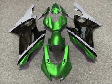 Cement Black and Green Yamaha R6 Fairings 2017-2019 Outlets