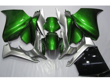 Deep Green and Silver Honda VFR1200 Fairings 2010-2013 Outlets