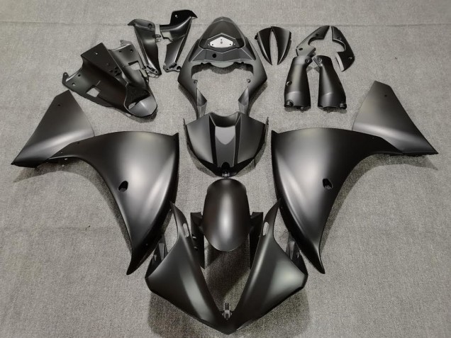 Full Matte Black Yamaha R1 Fairings 2009-2012 Outlets