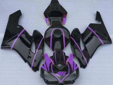 Gloss Black & Purple Honda CBR1000RR Fairings 2004-2005 Outlets