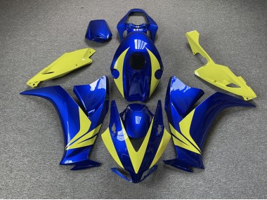 Gloss Blue and High Vis Yellow Honda CBR1000RR Fairings 2012-2016 Outlets