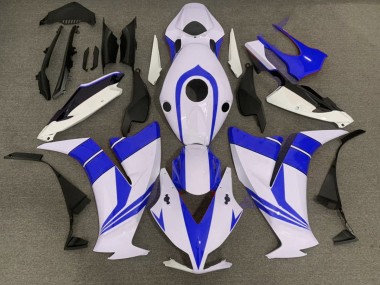 Gloss Blue and White Honda CBR1000RR Fairings 2012-2016 Outlets