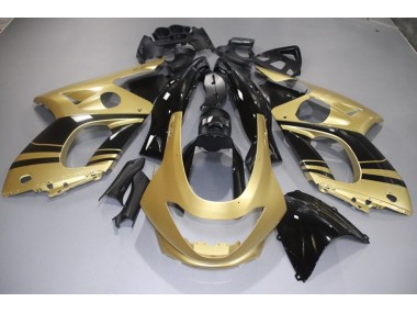 Gloss Gold and Black Yamaha YZF600 Fairings 1998-2007 Outlets