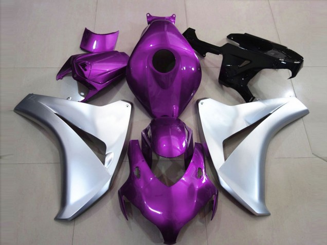 Gloss Pink and Silver Honda CBR1000RR Fairings 2008-2011 Outlets