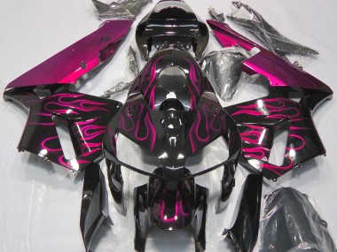 Gloss Pink Flame Honda CBR600RR Fairings 2005-2006 Outlets
