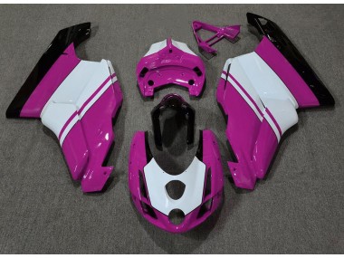 Gloss Pink & White Ducati 749 999 Fairings 2003-2004 Outlets