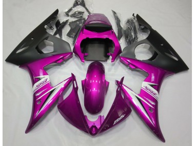 Gloss Pink & White Yamaha R6 Fairings 2003-2005 Outlets