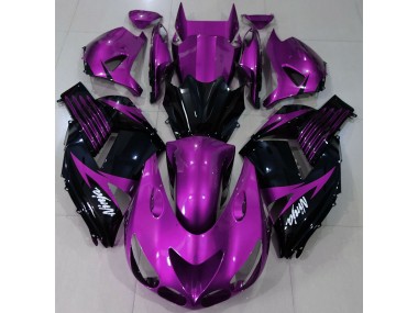 Gloss Purple and Black Kawasaki ZX14R Fairings 2006-2011 Outlets