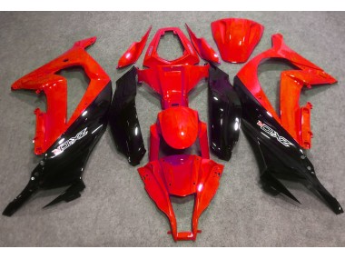 Gloss Red and Black Kawasaki ZX10R Fairings 2016-2019 Outlets