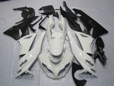 Gloss White Kawasaki ZX6R Fairings 2009-2012 Outlets