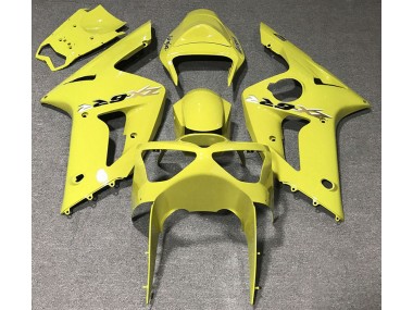 Gloss Yellow Kawasaki ZX6R Fairings 2003-2004 Outlets