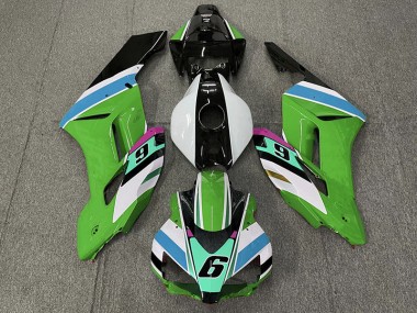 Green 6 Honda CBR1000RR Fairings 2004-2005 Outlets