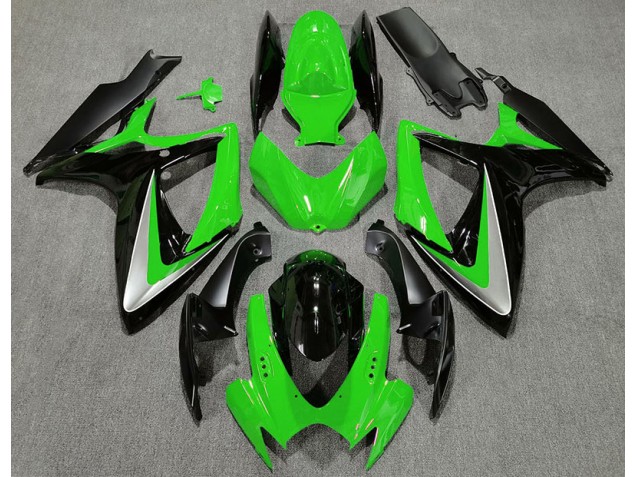 Green OEM Style Suzuki GSXR 600-750 Fairings 2006-2007 Outlets