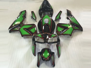 Green & Red Outline Honda CBR600RR Fairings 2005-2006 Outlets