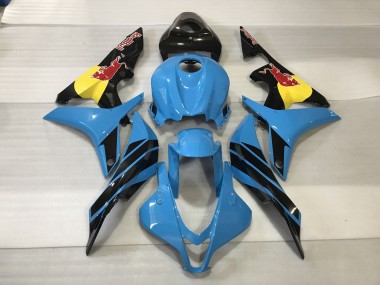 Light Blue Red Bull Honda CBR600RR Fairings 2007-2008 Outlets
