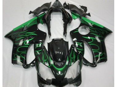 Light Green Flame Honda CBR600 F4i Fairings 2004-2007 Outlets