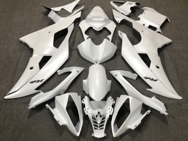 Matte White Yamaha R6 Fairings 2008-2016 Outlets
