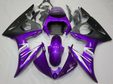 Purple & White Yamaha R6 Fairings 2003-2005 Outlets