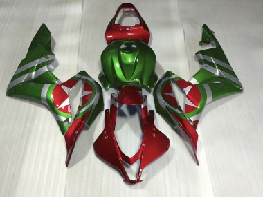 Red and Green Captain America Honda CBR600RR Fairings 2007-2008 Outlets