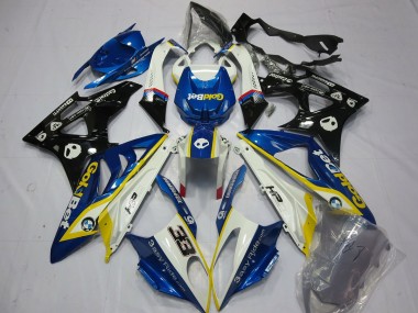 Yellow blue BMW S1000RR Fairings 2009-2016 Outlets